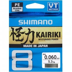 Tresse Kairiki Shimano 8 Brins 150 M