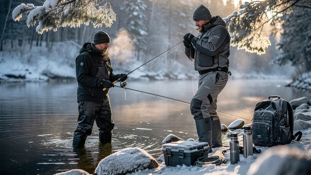 Comparaison waders néoprène et respirants lors de huit sorties d’hiver en conditions extrêmes
